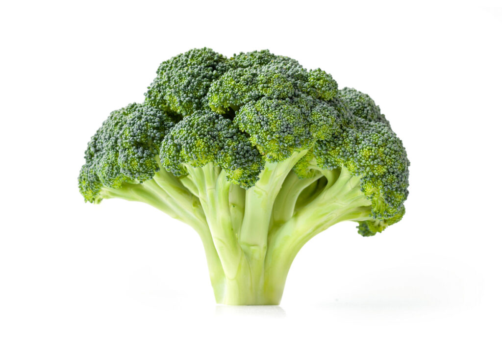 Brokkoli, gesund, Superfood, grün, freigestellt, weißer Hintergrund