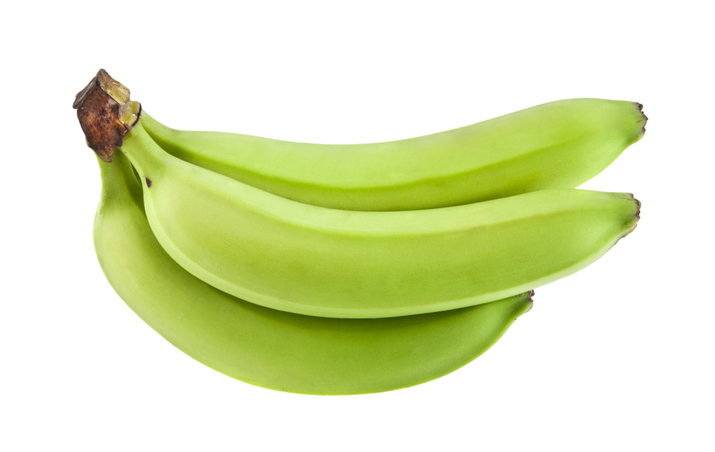 grüne Bananen, gesund, resistente Stärke, wenig Zucker,essen