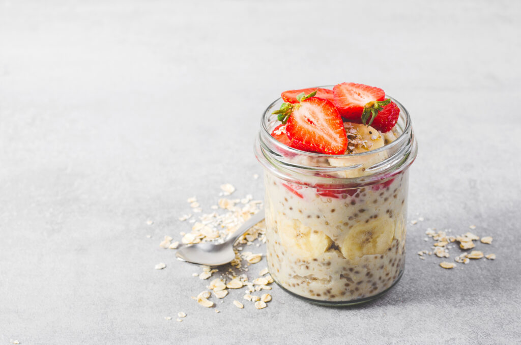 Frühstück,Diabets,Haferflocken,overnight oats,gesund,gut,Ernährungsplan, Woche,