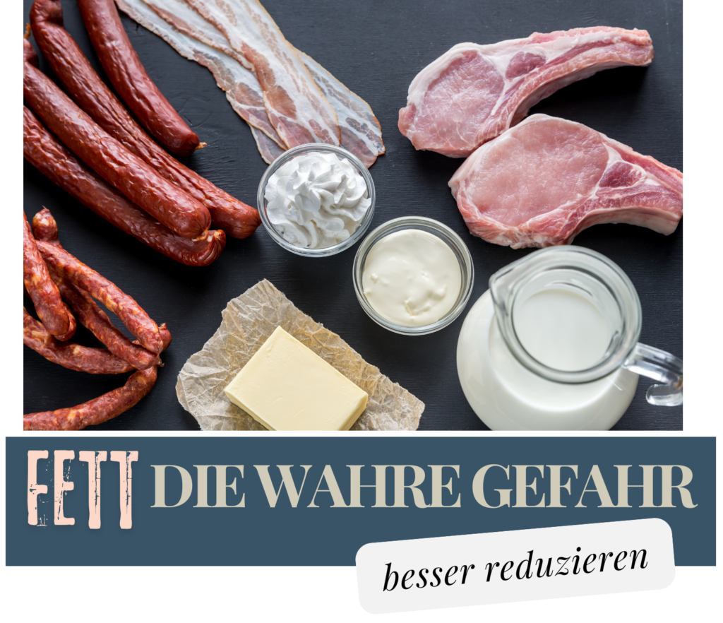 Fett,Ernährung,Fleisch,Butter,Milch,Wurst,Diabetes,Gefahr,Achtung,Grafik,Hinweis,meiden